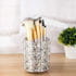 Crystal Brush Holder and Silver Makeup Organizer