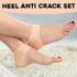 Heel Anti Crack Set For Anti Chapped,Dry,Rough, Homythick, Crust  For Men And Women (1 Pair)