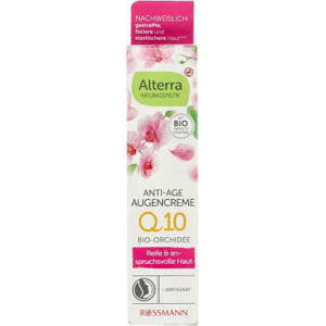 صورة Alterra Naturkosmetik Q10 كريم العين المضاد للشيخوخة أوركيد 15 مل / 0.5 أونصة سائلة