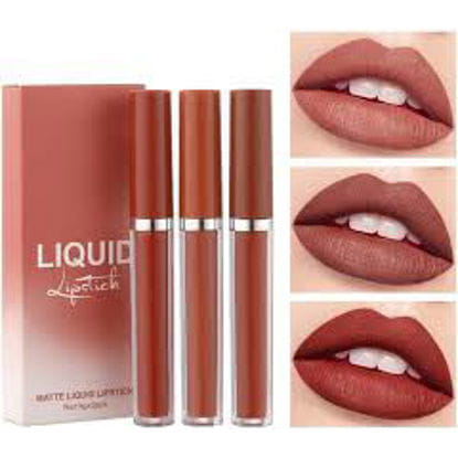 Dragon Ranee 3pcs Matte Liquid Lipstick Set A