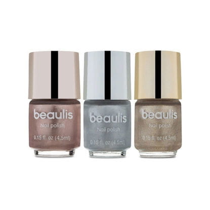 Beaulis 3-Piece Nail Polish Metallic Series